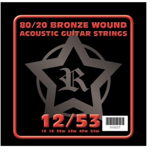 Rosetti 80/20 Bronze Wound Acoustic Guitar Strings